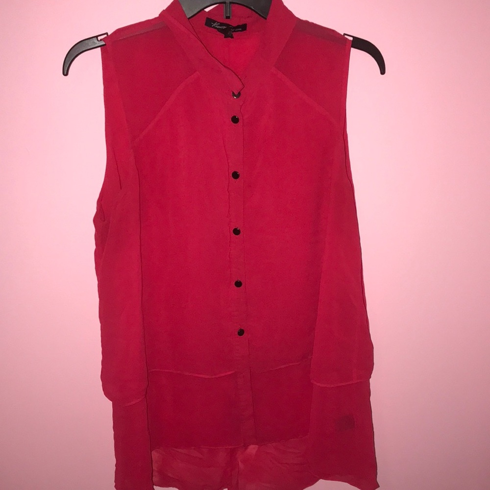 Barely worn, pink Kenneth Cole top